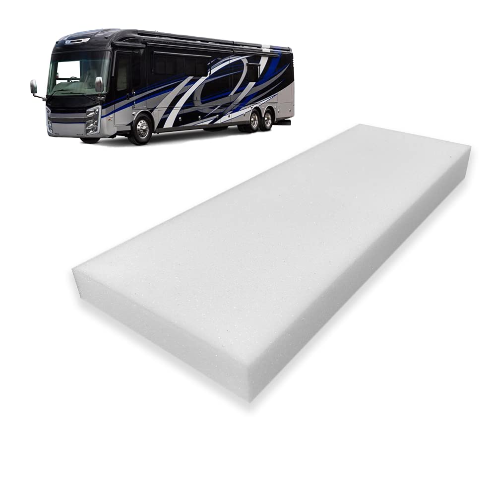 Foamma 3” x 36” x 72” High-Density Bunk Mattress Foam Replacement for Trucks, Campers & RVs - CertiPUR-US Certified, Made in USA (Cover Not Included) - Perfect for Travel Trailers, Road Trips & Outdoor Adventures