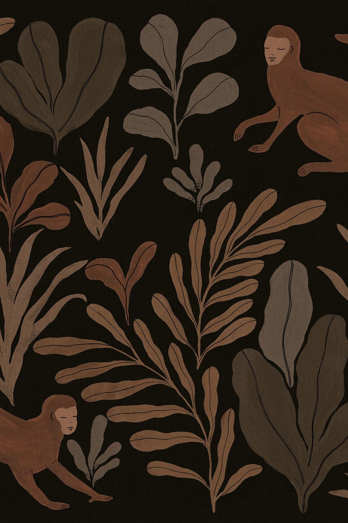 Wild Foliage Black - Premium Artificial Greenery for Home & Office Decor - Perfect for Wall Art, Wedding Centerpieces, and Event Styling
