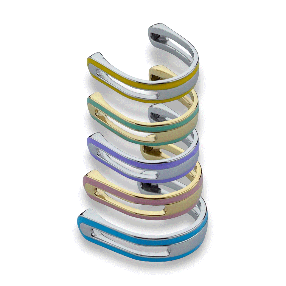 Chroma Ring Band for Women - Elegant Stainless Steel Stackable Rings Set | Perfect for Everyday Wear, Gifts & Special Occasions