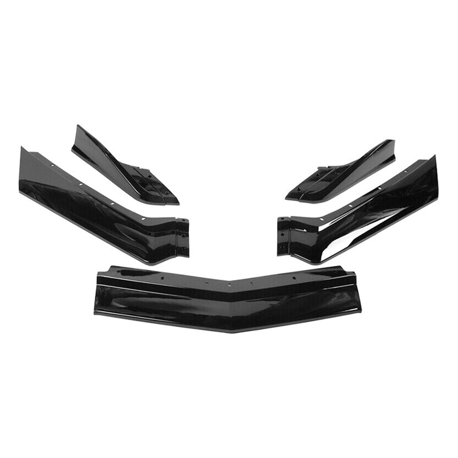2020-2023 Corvette C8 Front Bumper Lip - GM 5VM Style Gloss Black Front Chin Spoiler | Aerodynamic Upgrade for Enhanced Styling & Performance | Perfect for Car Shows & Street Racing