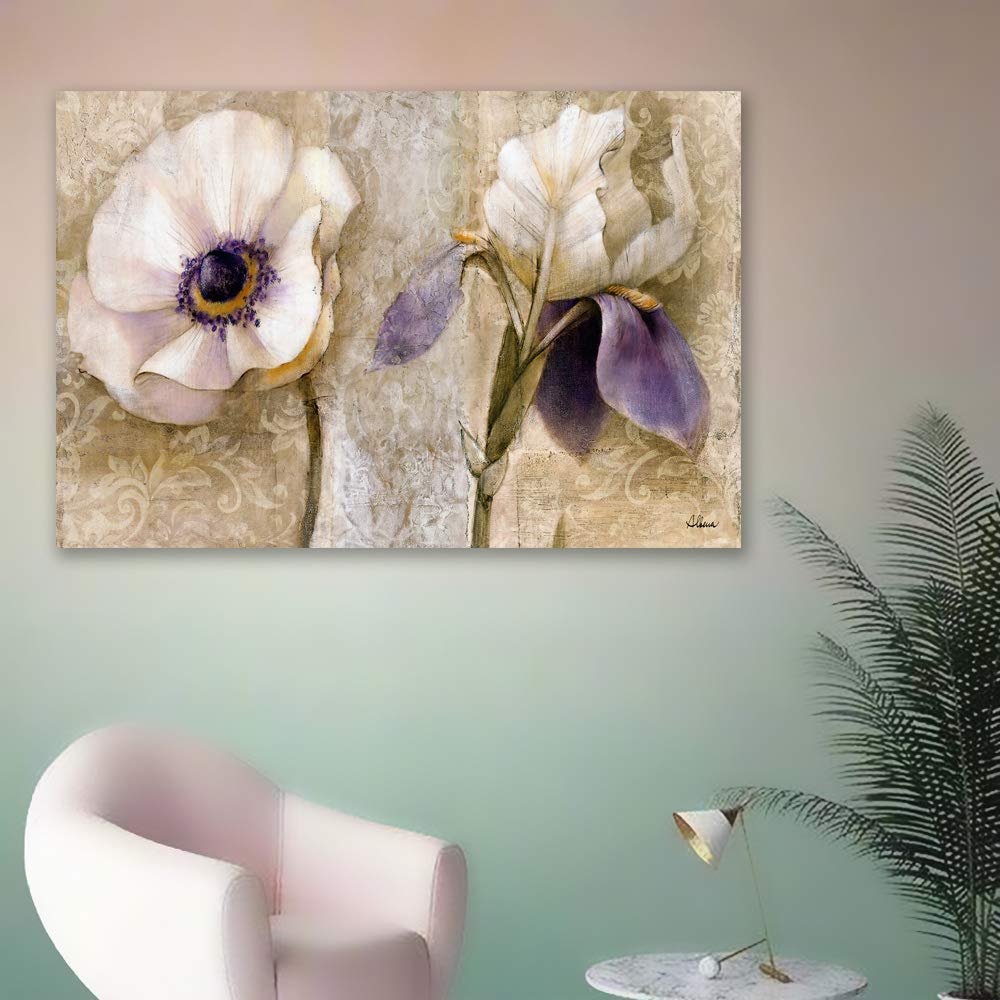 Wall26 - Beautiful Flower Giclee Canvas Wall Art for Bedroom, Living Room & Home Decor - 32x48 Inches - Perfect for Modern Interior Design & Housewarming Gifts