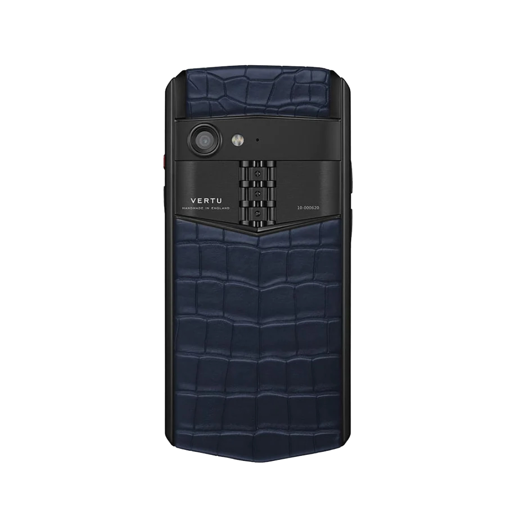 Gothic Alligator Skin Phone Case - Navy Blue Luxury Protective Cover for iPhone & Samsung | Perfect for Halloween, Cosplay & Gothic Fashion