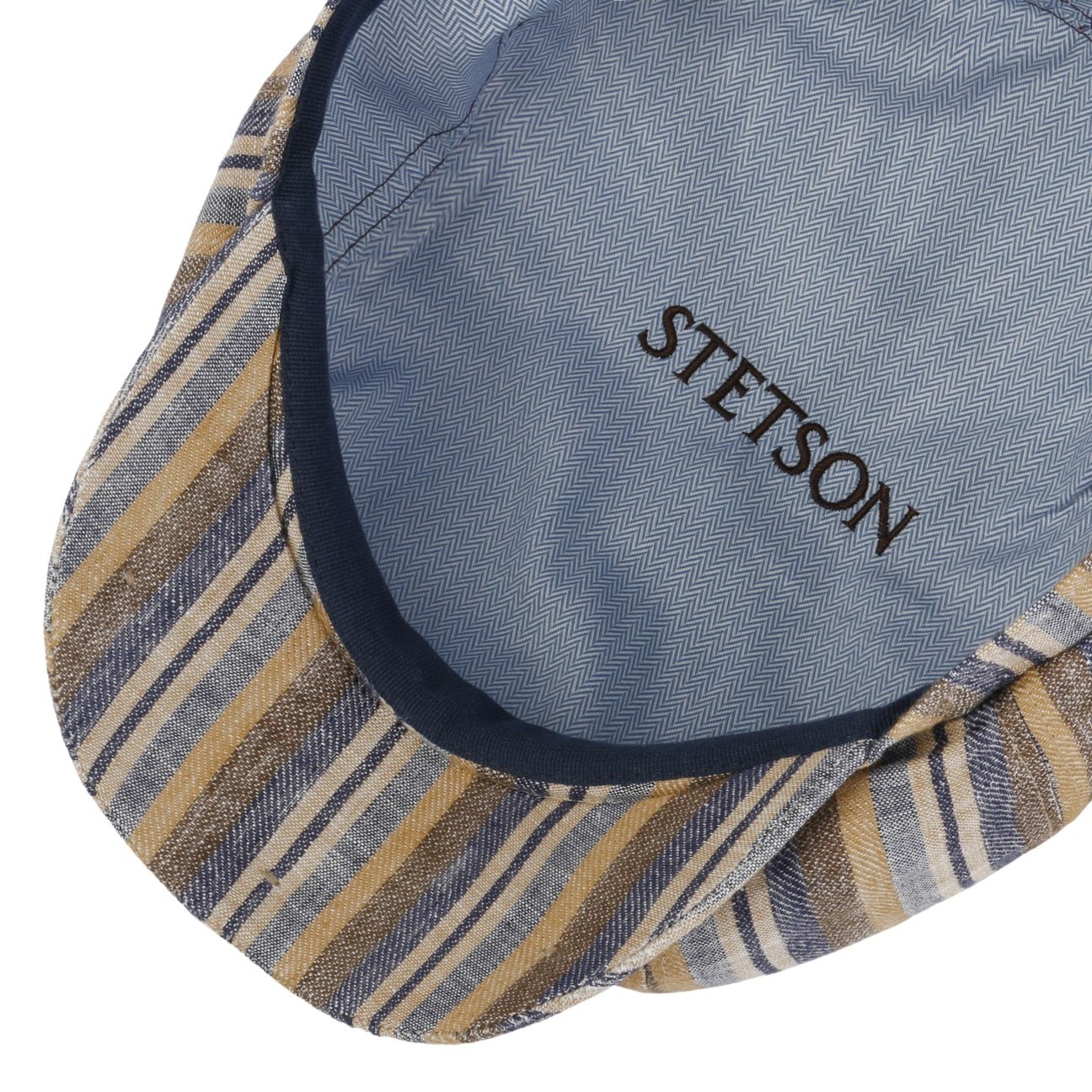 Stetson Hatteras Sacota Linen Flat Cap for Men - Classic Summer Hat for Outdoor Activities, Travel & Casual Wear