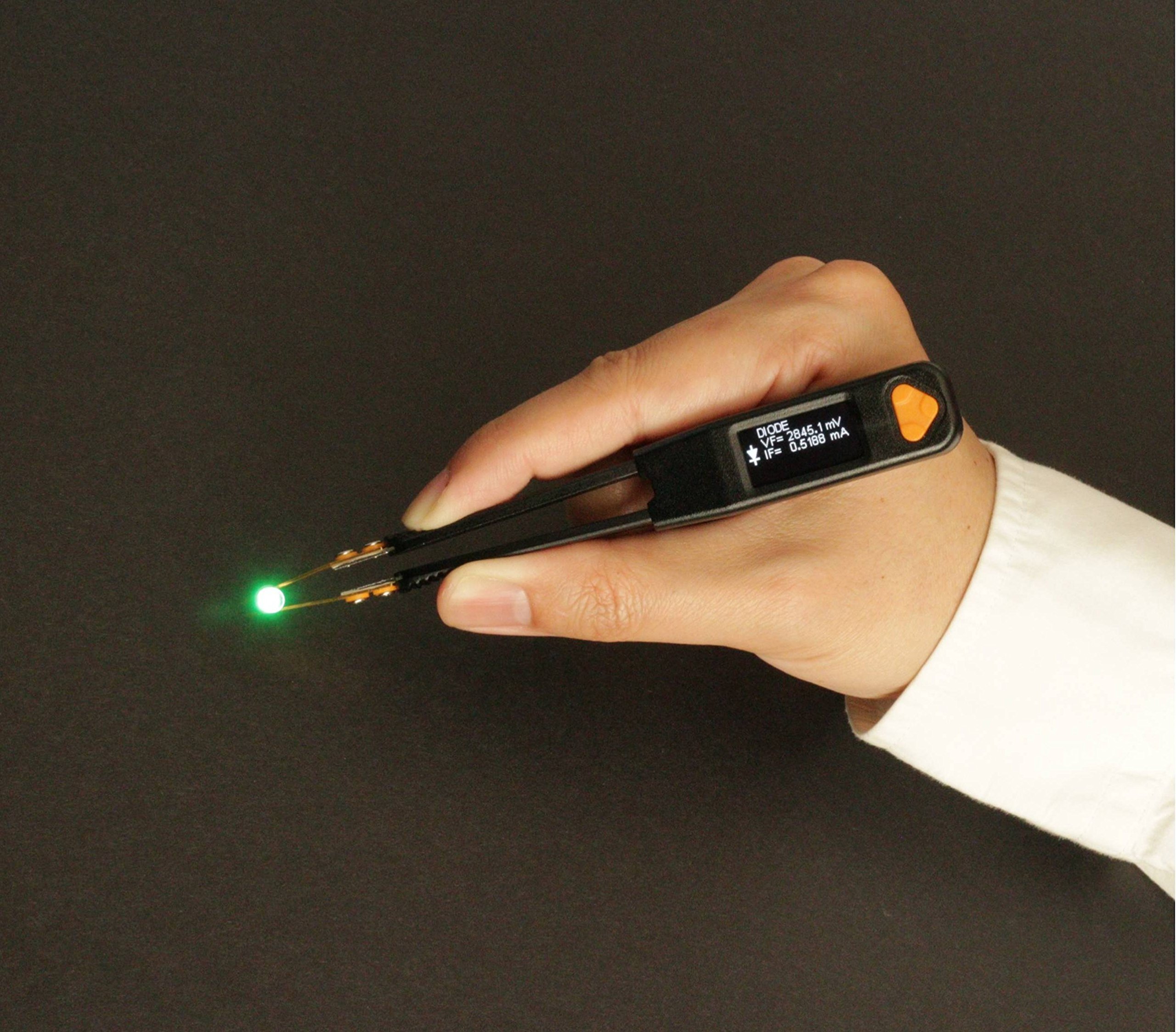 Pro1 Plus 100KHz LCR Meter with 0.1% Accuracy | Digital LED Tester | ESR Meter | Smart SMD Tweezers Kit | for Electronics Repair, PCB Testing & Component Analysis