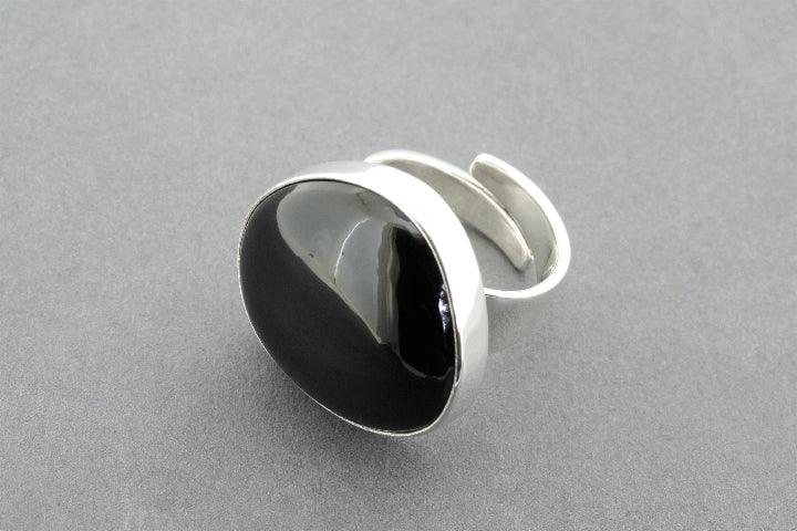 Onyx Adjustable Ring for Women - Elegant & Stylish Jewelry for Everyday Wear, Parties & Special Occasions