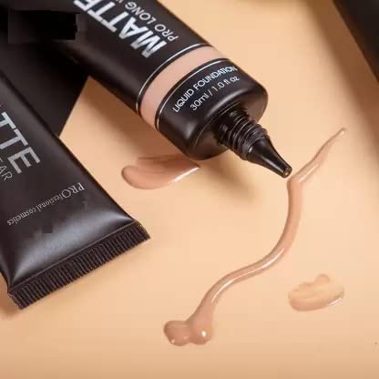 Best Matte Liquid Foundation for Flawless Face Makeup - Long Lasting, Oil Control & Full Coverage - Perfect for Daily Wear, Special Occasions & Photo Shoots