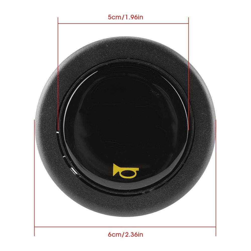 Universal Car Steering Wheel Horn Button - Easy Installation, Fits Most Vehicles | Upgrade Your Car Horn with Durable Steering Wheel Button for Safe Driving & Custom Modifications