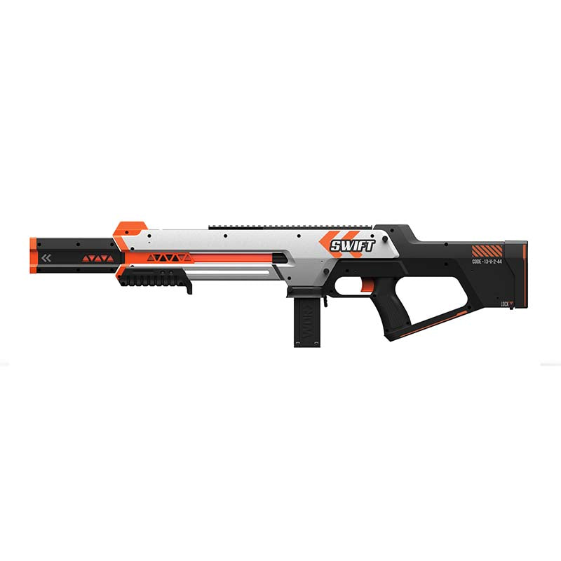 Worker Swift Foam Dart Blaster Toy Gun - High Performance Foam Dart Blaster for Outdoor Games, Nerf Battles & Backyard Fun - Perfect for Kids, Teens & Adults