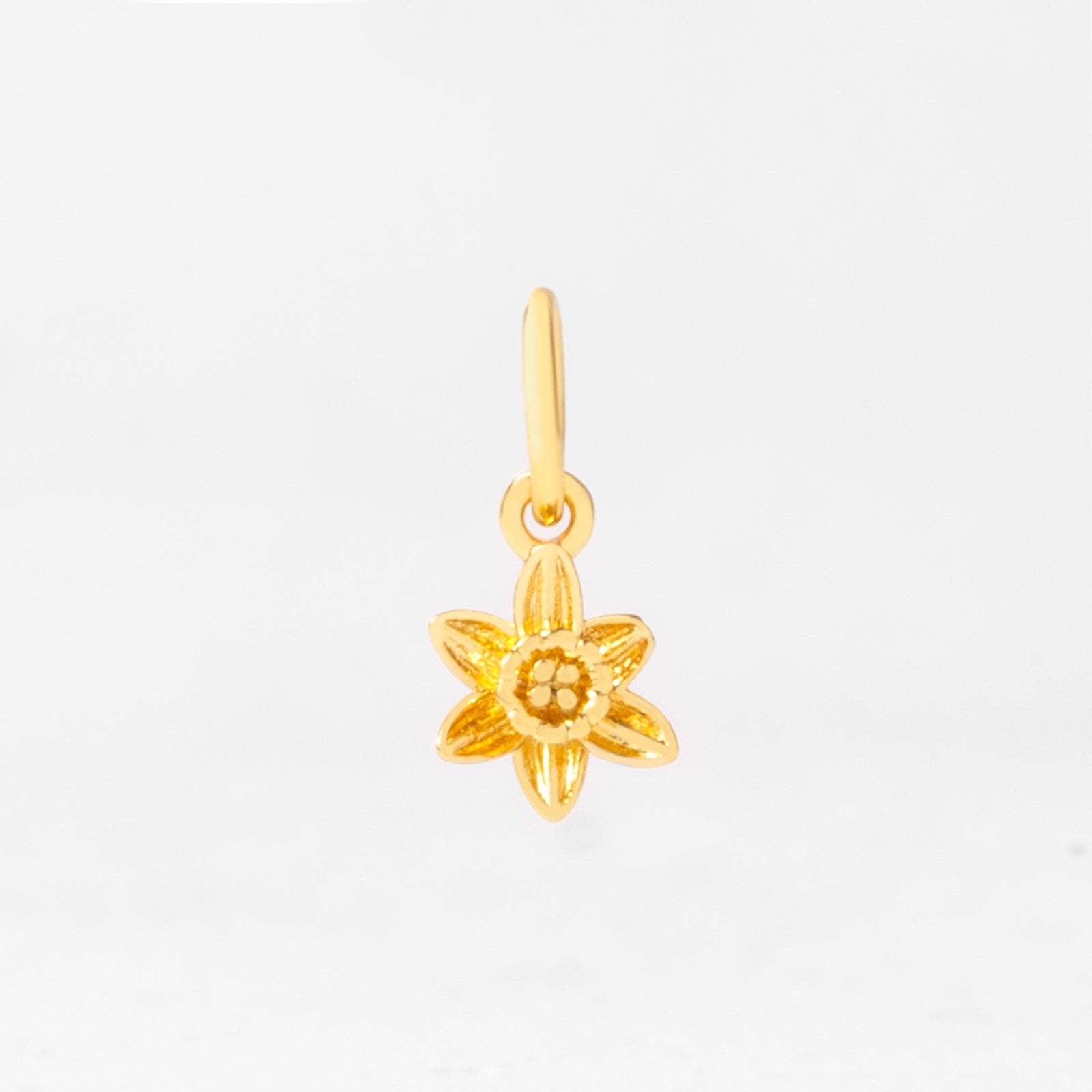 18k Gold Birth Flower Charm & Pendant Necklace - Personalized Floral Jewelry Gift for Women - Perfect for Birthdays, Anniversaries & Special Occasions