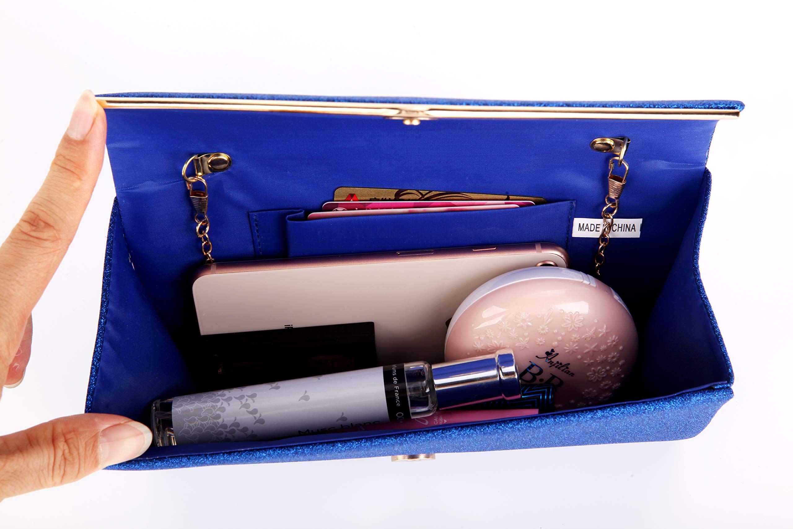 Sparkling Women's Clutch Purse - Elegant Party & Evening Crossbody Bag