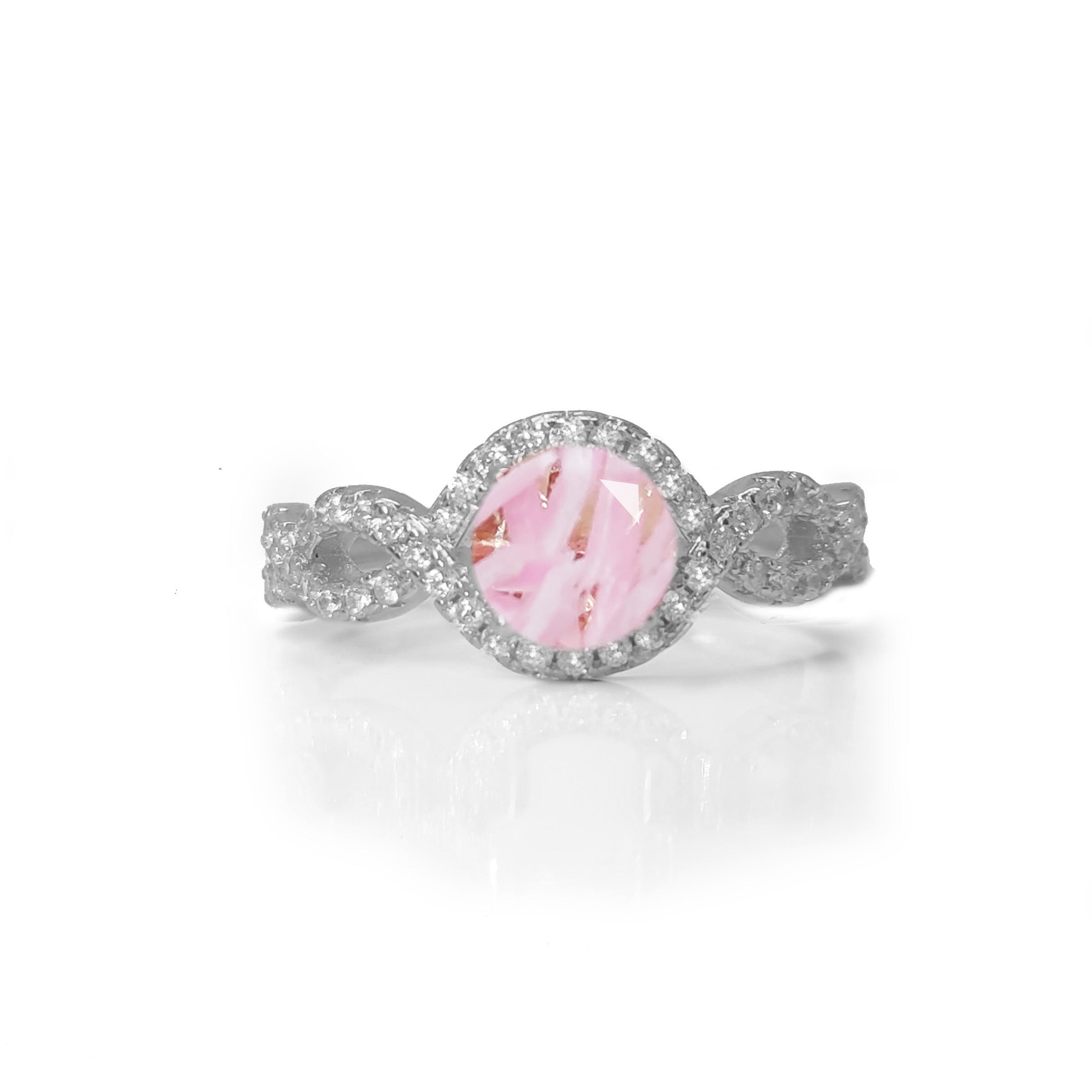 Sterling Silver Pregnancy Test Ring DIY Kit - Elegant & Meaningful Jewelry for Expecting Moms - Perfect for Gender Reveal, Baby Shower Gifts & Special Moments