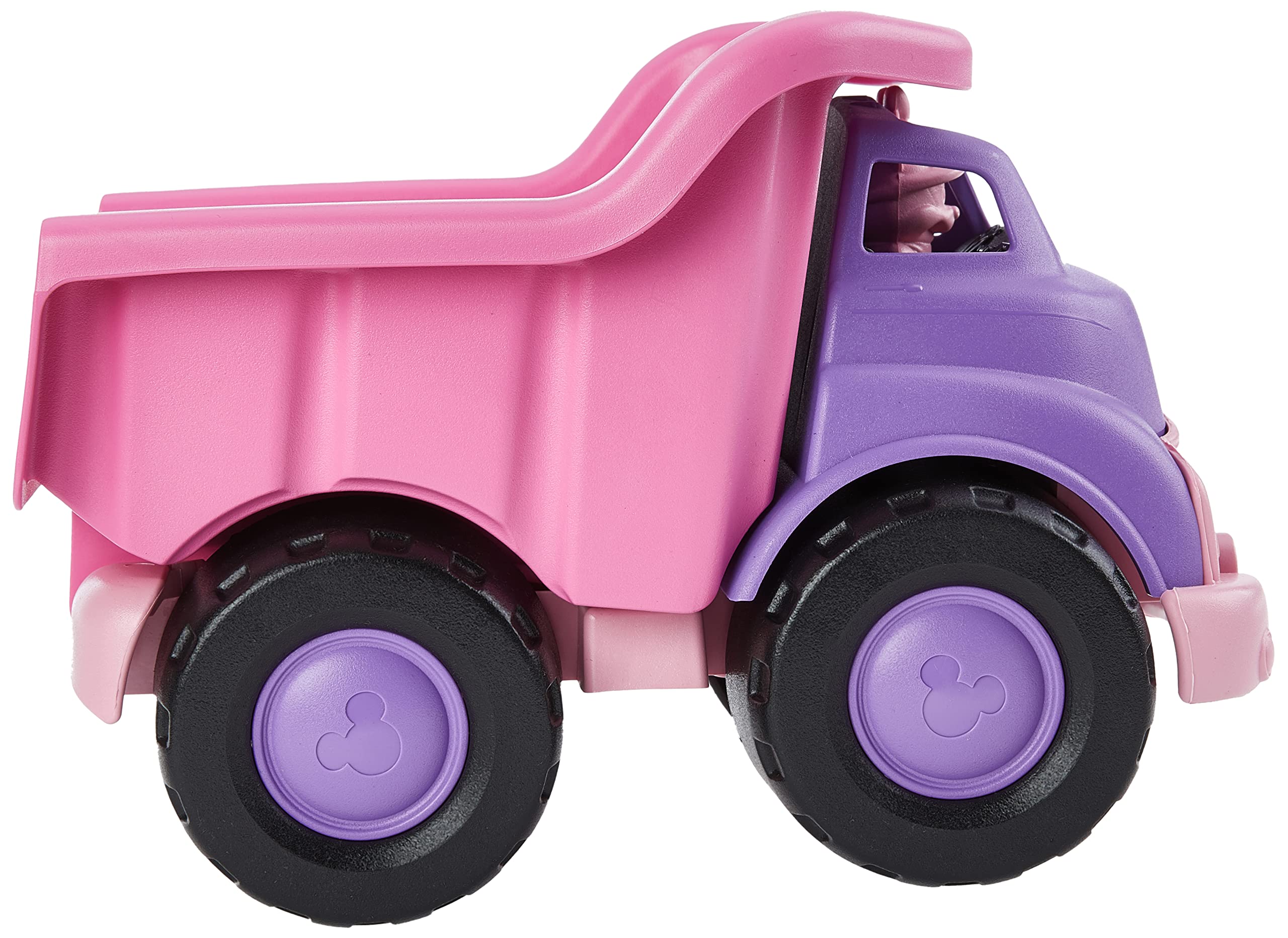 Green Toys Minnie Mouse Dump Truck - Eco-Friendly Plastic Toy for Kids, Disney Character Play Vehicle - Perfect for Indoor & Outdoor Play, Sandbox Fun, and Disney-Themed Birthday Gifts