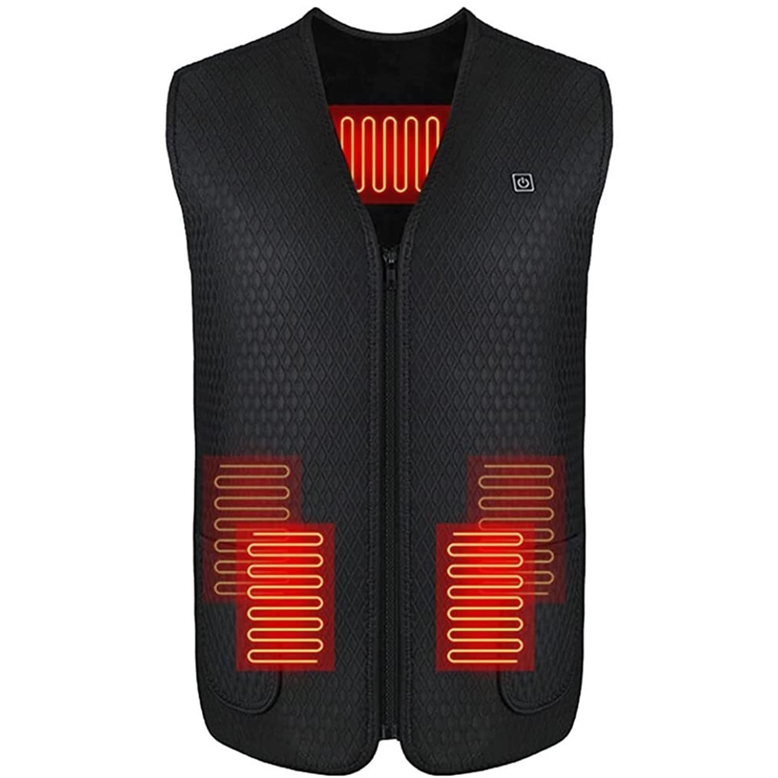 USB Heated Vest for Men & Women - Lightweight Electric Warming Jacket with Rechargeable Battery - Perfect for Cycling, Hiking & Outdoor Winter Activities