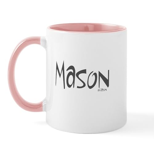 White/Pink Inside - Mason Mug