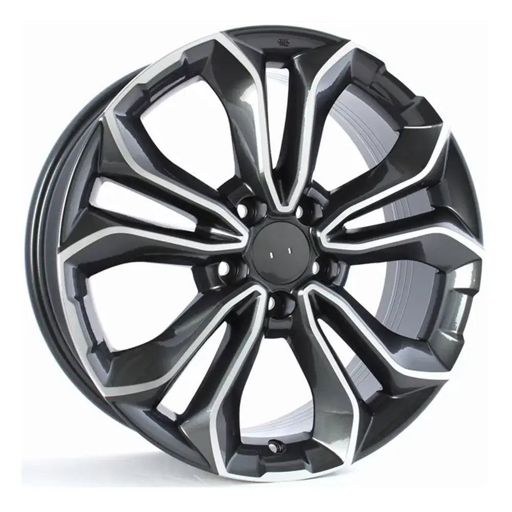 18 Inch Honda CRV Wheel Replacement - Machined Charcoal Replica Rim 63161-42700TLAL63 - Perfect for Off-Roading, City Driving & Car Upgrades