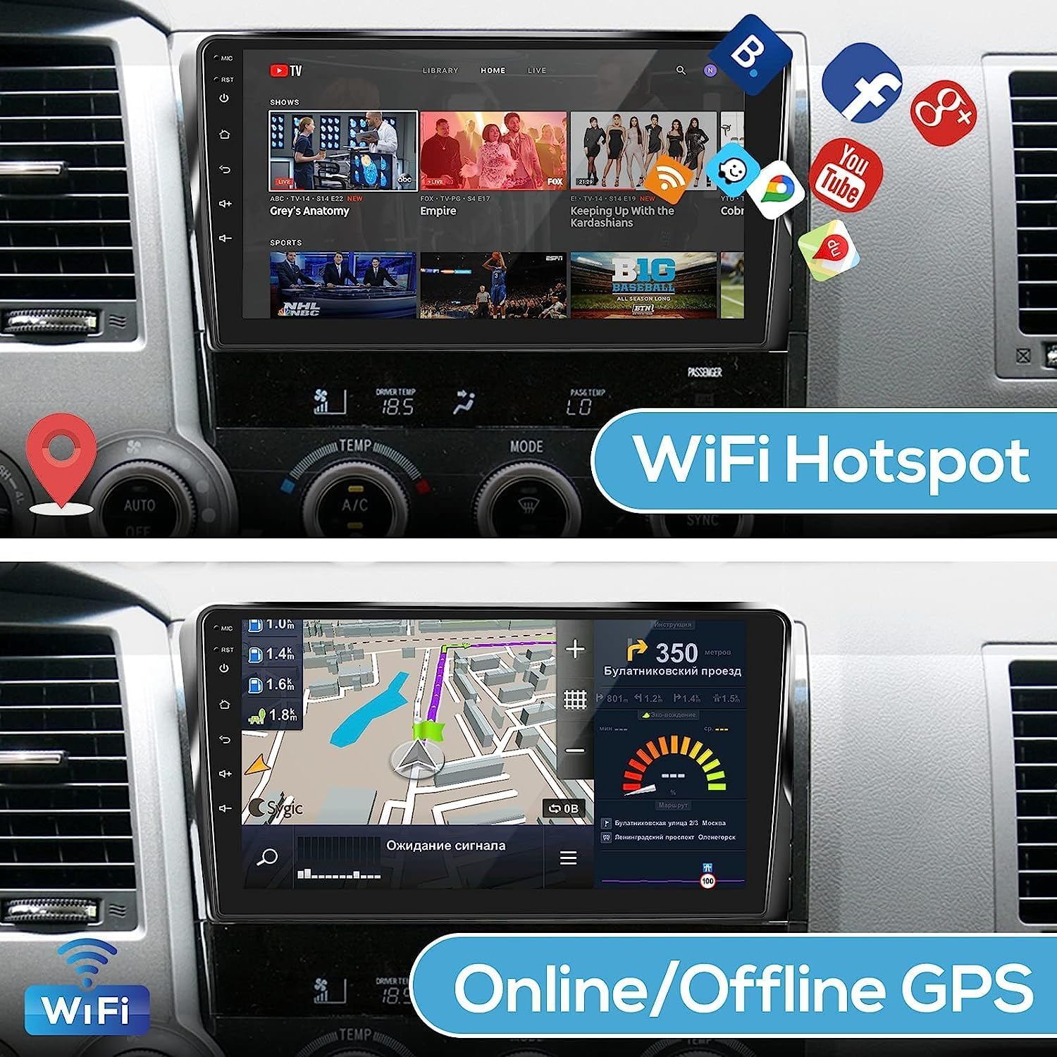 10.1 Inch Android Car Stereo for Honda Accord 2003-2007 | 7th Gen Touch Screen Head Unit with Bluetooth, GPS, WiFi, Mirror Link | In-Dash Radio Upgrade with SWC & Backup Camera | Perfect for Commuting & Road Trips