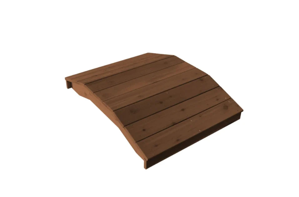Premium Wooden Plank Bridge for DIY Projects, Garden Decor, and Model Train Scenes - Durable Natural Wood Miniature Bridge for Crafts, Landscaping, and Railroad Displays