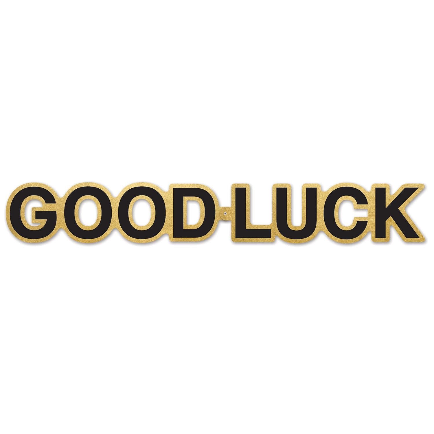 12 Pack Beistle Good Luck Party Foil Streamers - Colorful Metallic Decorations for Birthday, New Year, Graduation & Holiday Celebrations