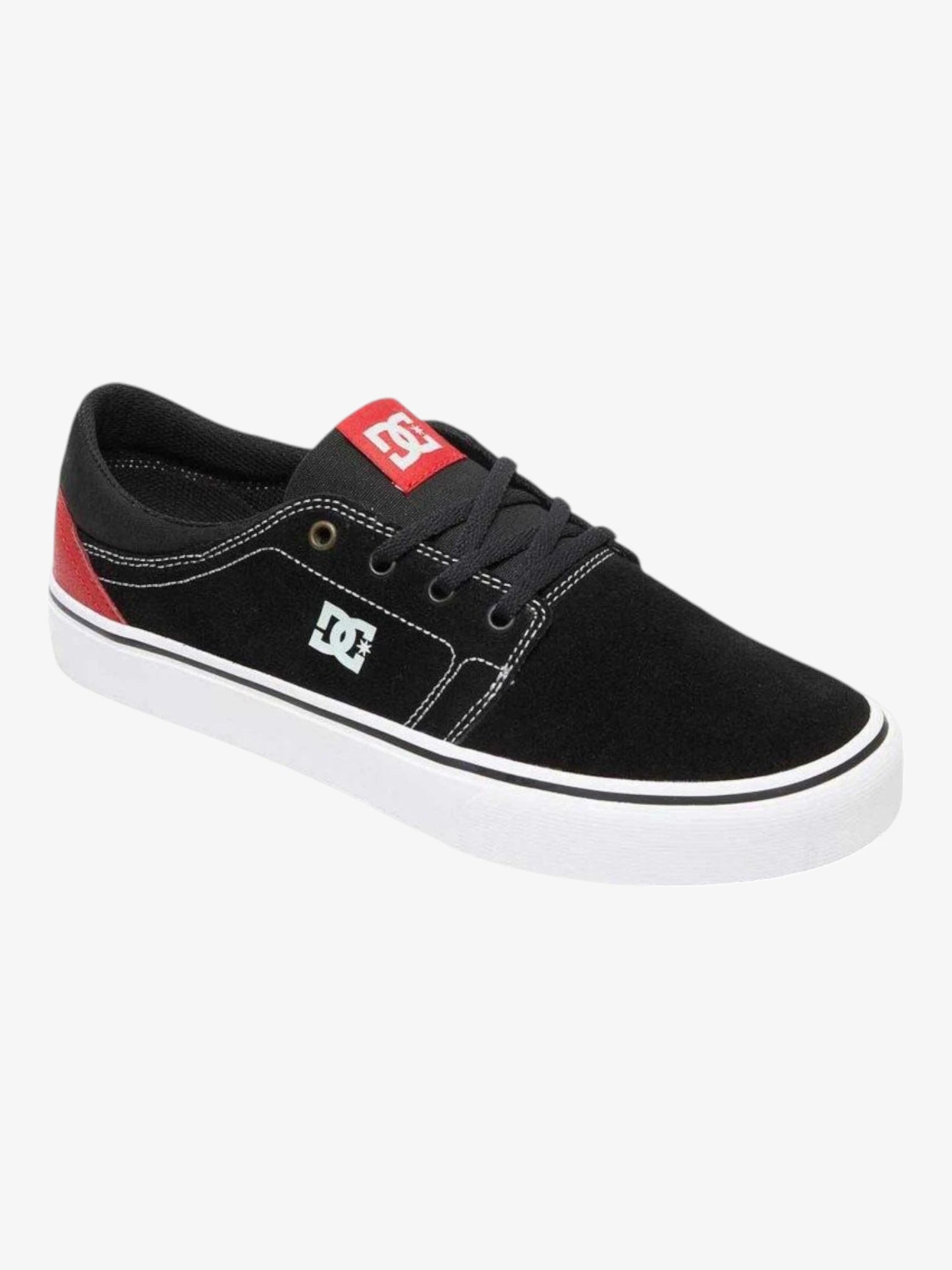 DC Trase SD Skate Shoes for Men - Black & Red High-Performance Sneakers for Skateboarding, Streetwear & Casual Wear