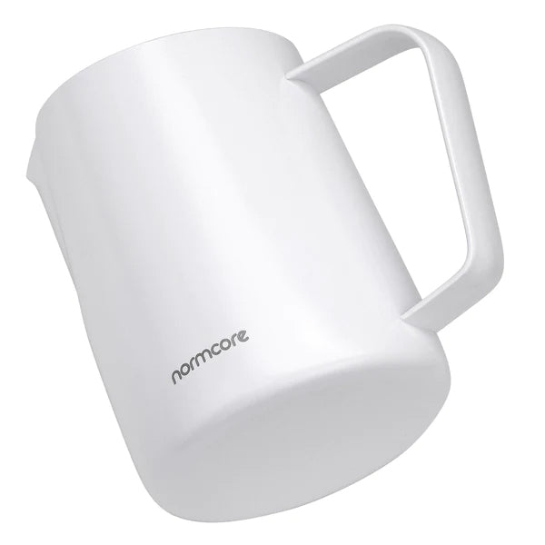 Normcore White Milk Jug - Premium Ceramic Coffee & Tea Pitcher for Home, Cafe & Restaurant Use