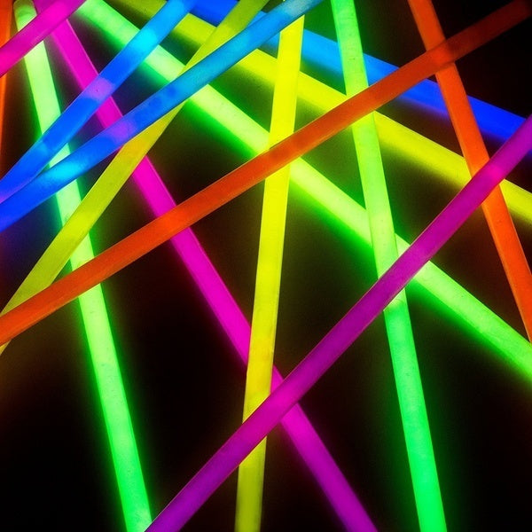 15 Pack Glow Sticks Necklace - Bright Glow in the Dark Party Supplies for Rave, Disco, Concerts & Night Events - Bulk Pack for Halloween, Birthday, Wedding & Festivals