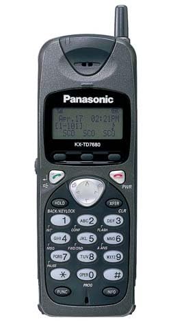 Panasonic KX-TD7680 2.4GHz Cordless Phone with Caller ID & Digital Answering System - Ideal for Home & Small Business Office Use
