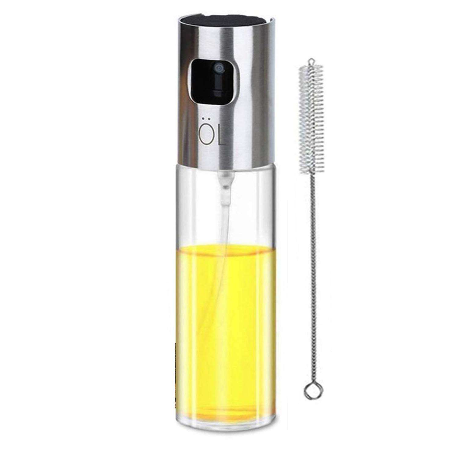 Premium Olive Oil Sprayer Bottle - Non-Aerosol Cooking Oil Dispenser for Air Fryer, Kitchen, Baking, Salad & BBQ | Reusable Vinegar Spritzer for Healthy Cooking & Grilling