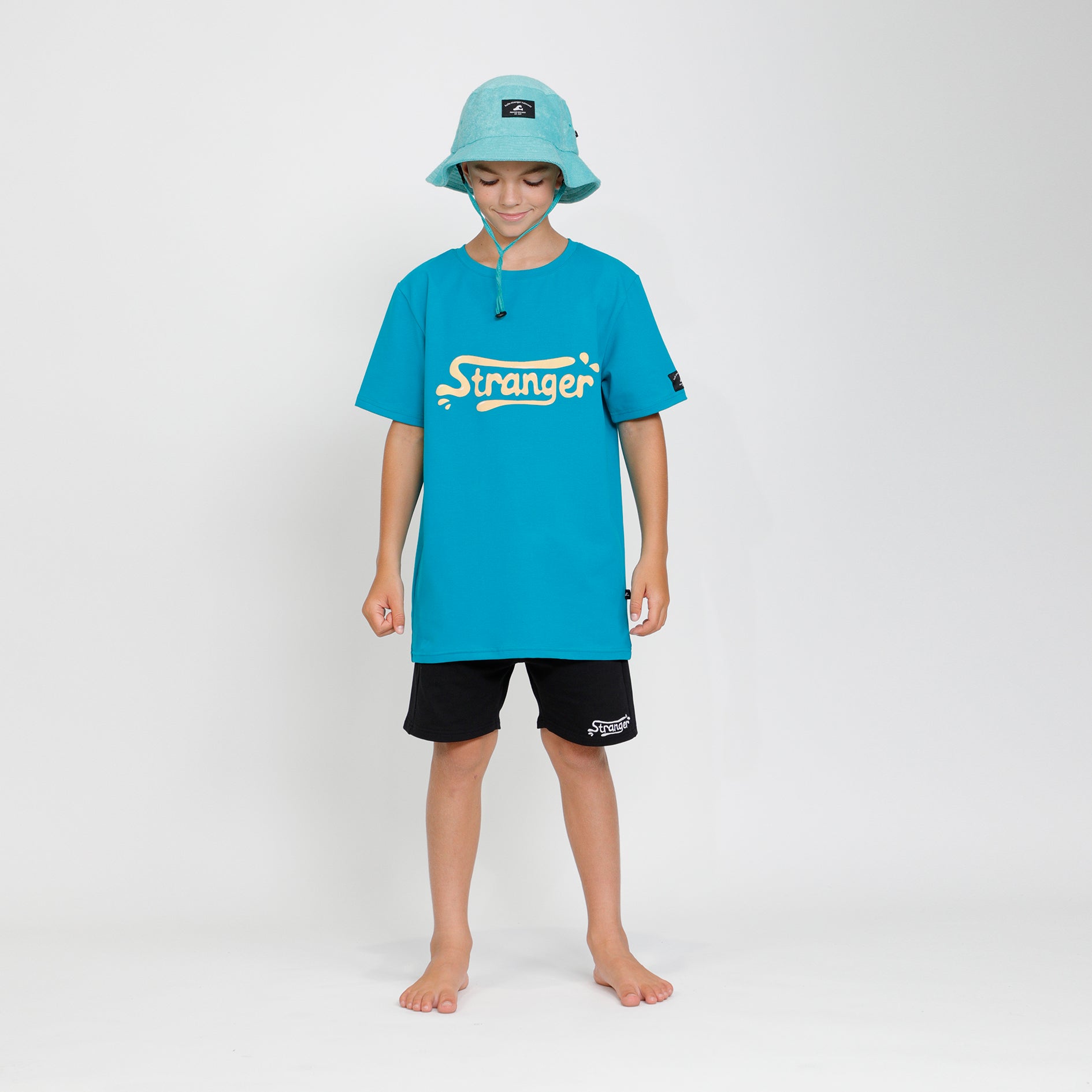 HS Stranger SS Tee - Green Short Sleeve T-Shirt for Men | Soft Cotton Casual Wear for Street Style & Everyday Outfits