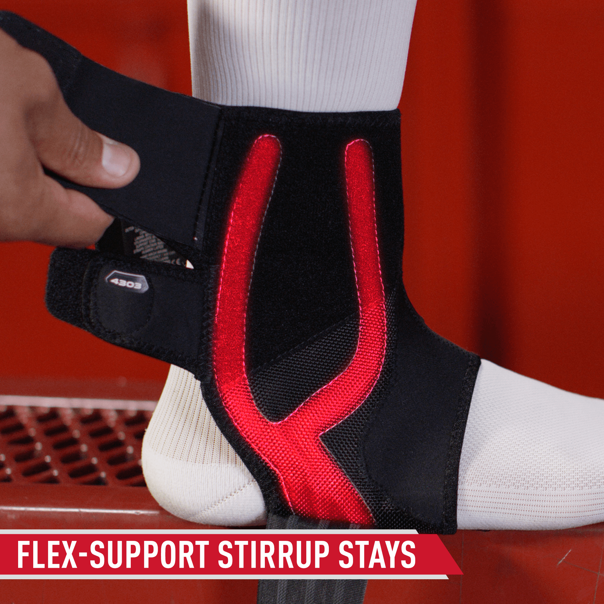 Phantom Ankle Brace with Advanced Strapping & Flex Support - Adjustable Stabilizer for Sprains, Arthritis & Sports Injuries - Perfect for Running, Basketball & Hiking Recovery