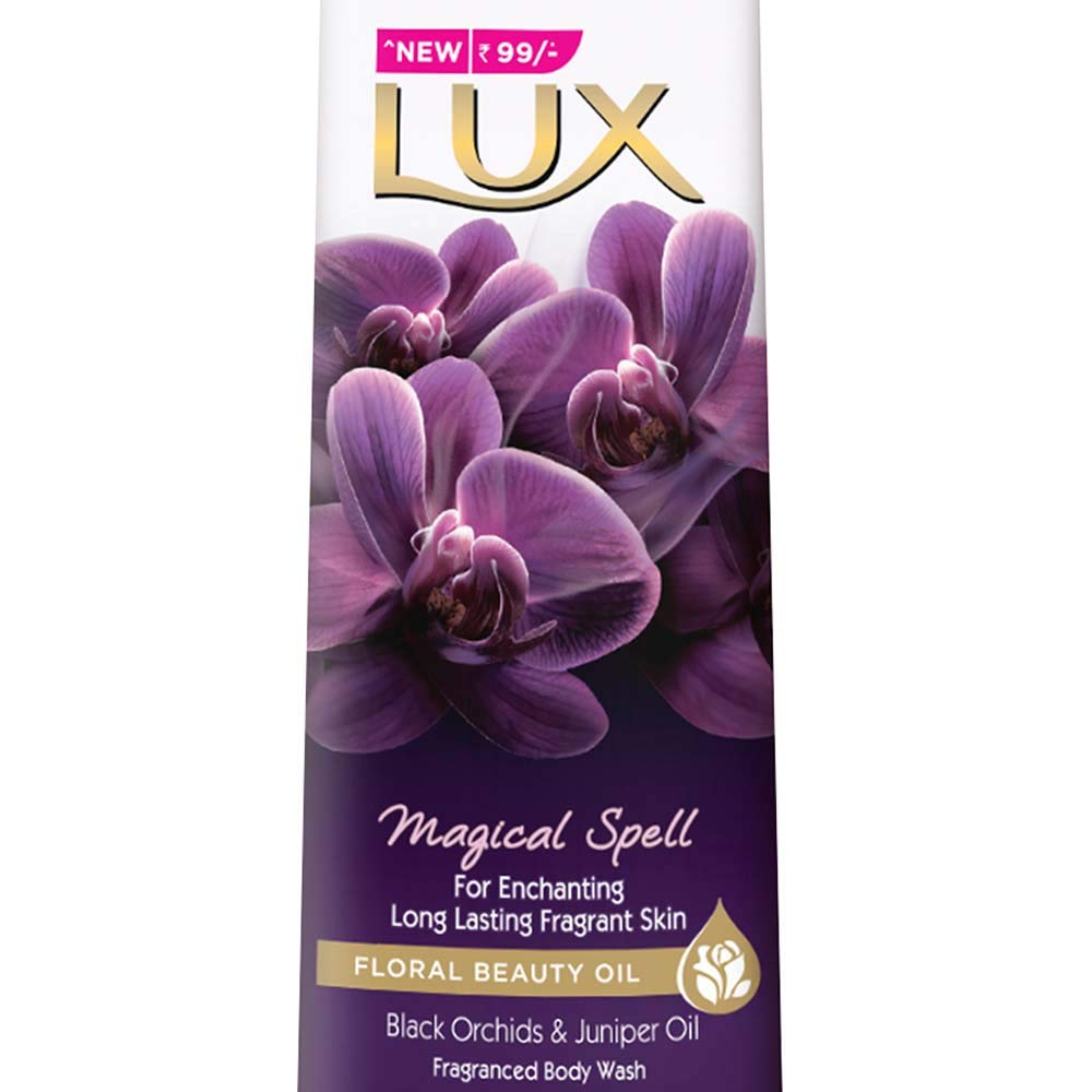 Lux Magical Spell Body Wash with Black Orchids & Juniper Oil - 8oz/235ml - Moisturizing & Aromatherapy Shower Gel for Relaxation & Self-Care Rituals