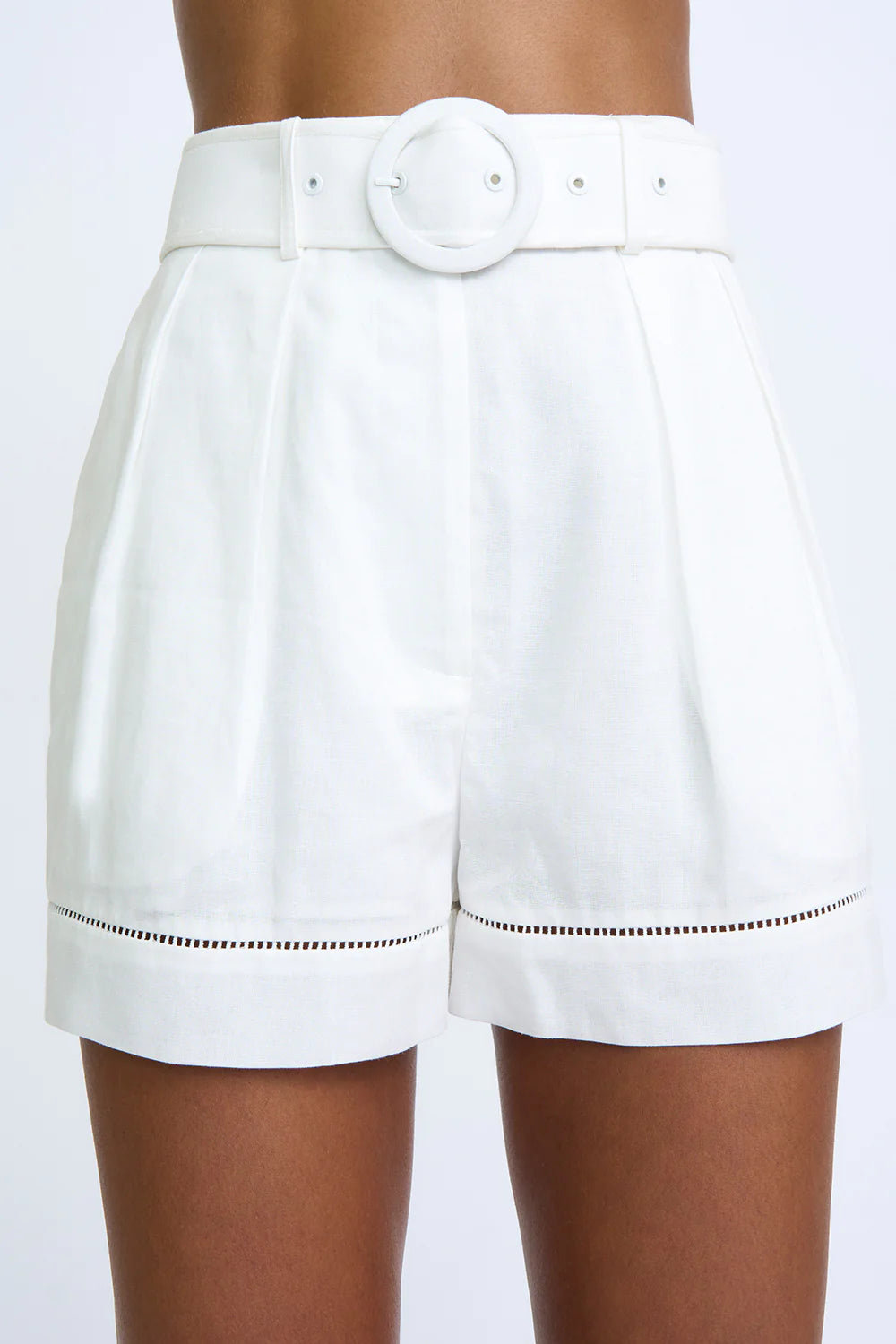 BREA Belt Short Ivory - Stylish Women's Casual Belt for Jeans, Dresses & Everyday Outfits | Perfect for Office, Date Night & Weekend Wear