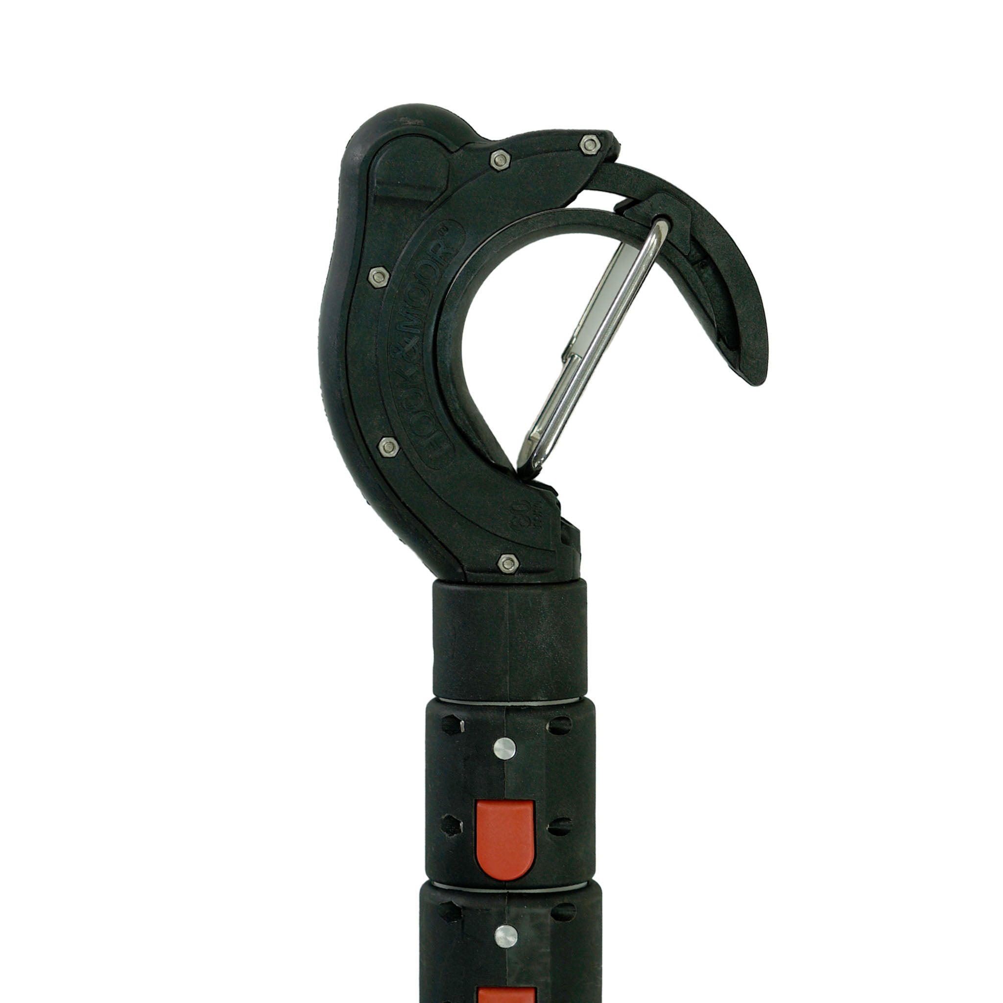 Hook & Moor Telescoping Boat Hook with Moor Hook - Adjustable Length (Multiple Sizes) - Perfect for Docking, Mooring & Marine Safety