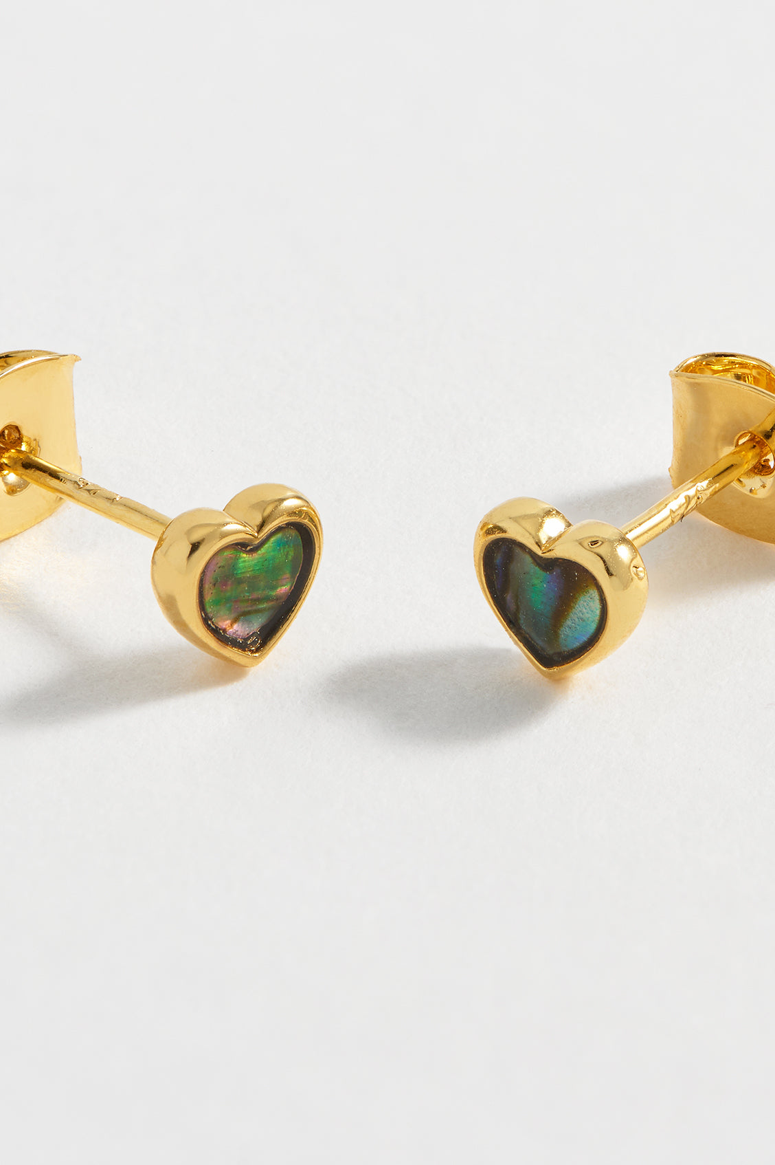 Stylish Abalone Heart Stud Earrings for Women - Perfect for Casual Wear, Date Nights & Gifts