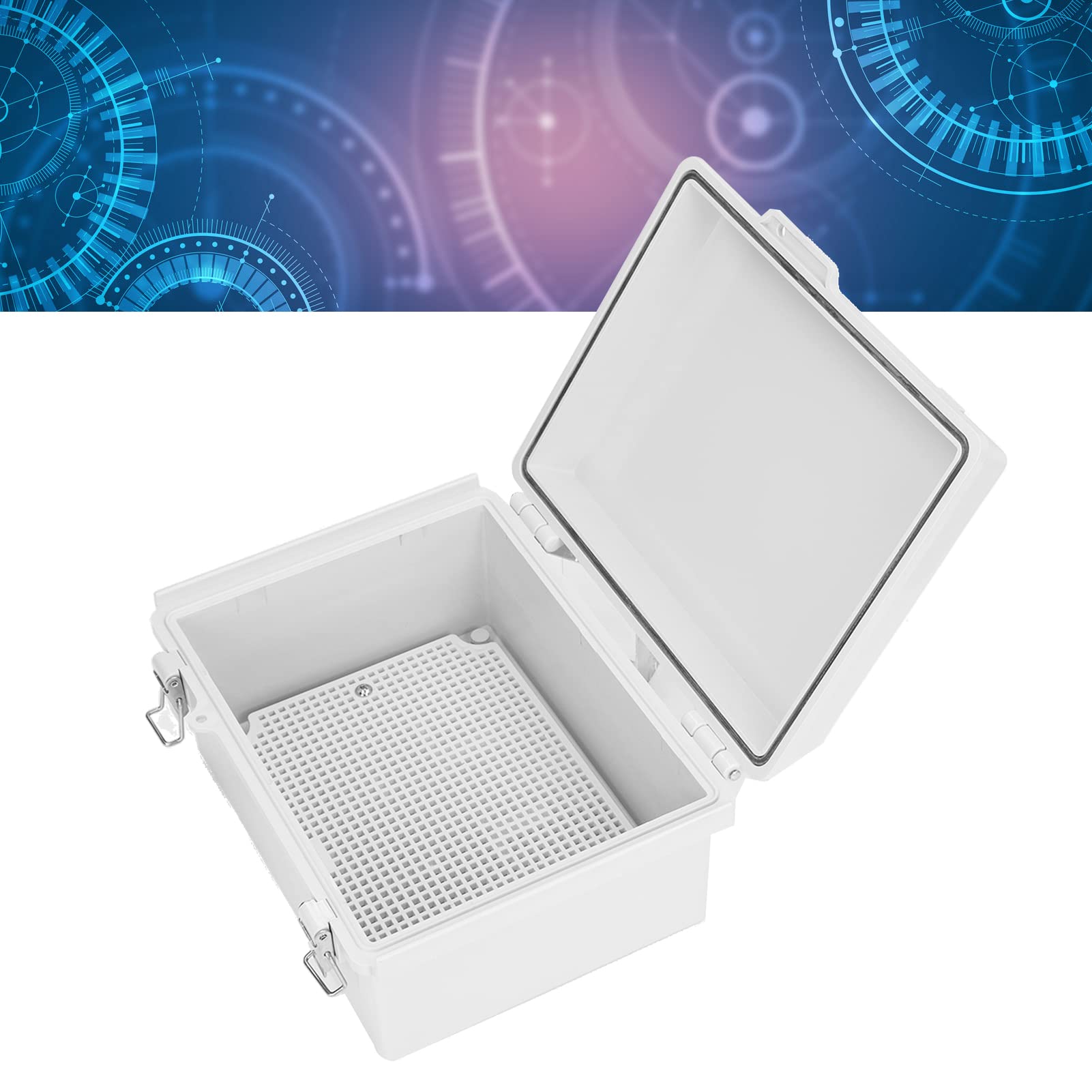 Agatige ABS IP67 Waterproof Junction Box 220x170x110mm for Indoor/Outdoor Electrical Projects