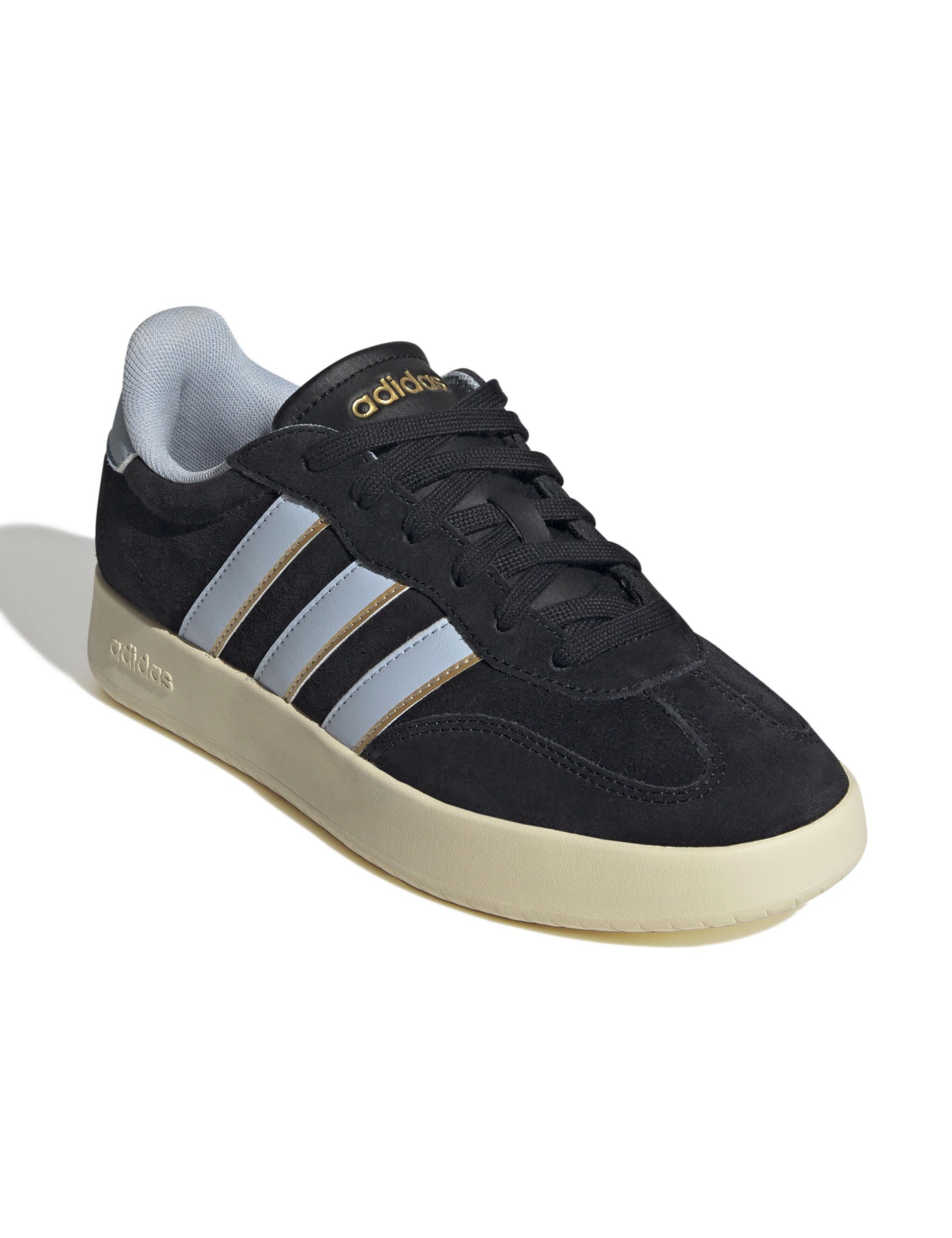Barreda Shoes for Men & Women - Core Black, Wonder Blue, Gold Metallic - Stylish & Comfortable Sneakers for Walking, Running & Casual Wear