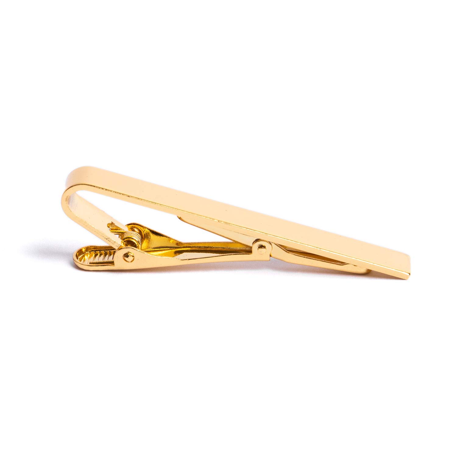 Classic Gold Tie Clip for Men - 2 Inch Slim Tie Bar with Gift Box - Perfect for Weddings, Business Meetings & Formal Events