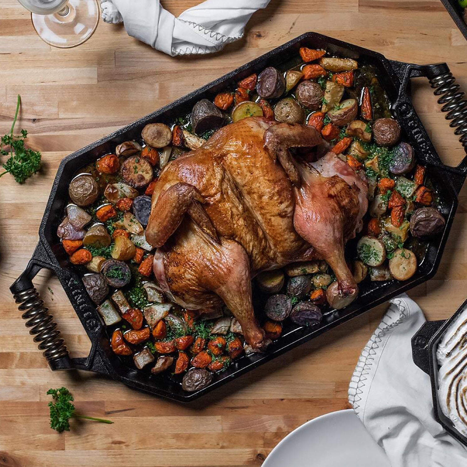 Premium Finex Cast Iron Griddle - Heavy Duty Restaurant Quality Griddle for Stovetop, Grill & Camping - Perfect for Pancakes, Burgers, Steaks & Outdoor Cooking