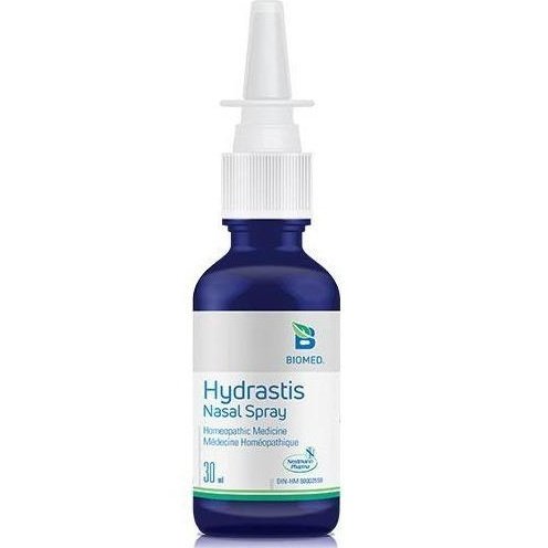 Biomed Hydrastis Nasal Spray 30ml - Natural Sinus Relief & Allergy Support for Adults & Kids - Perfect for Travel & Seasonal Allergies