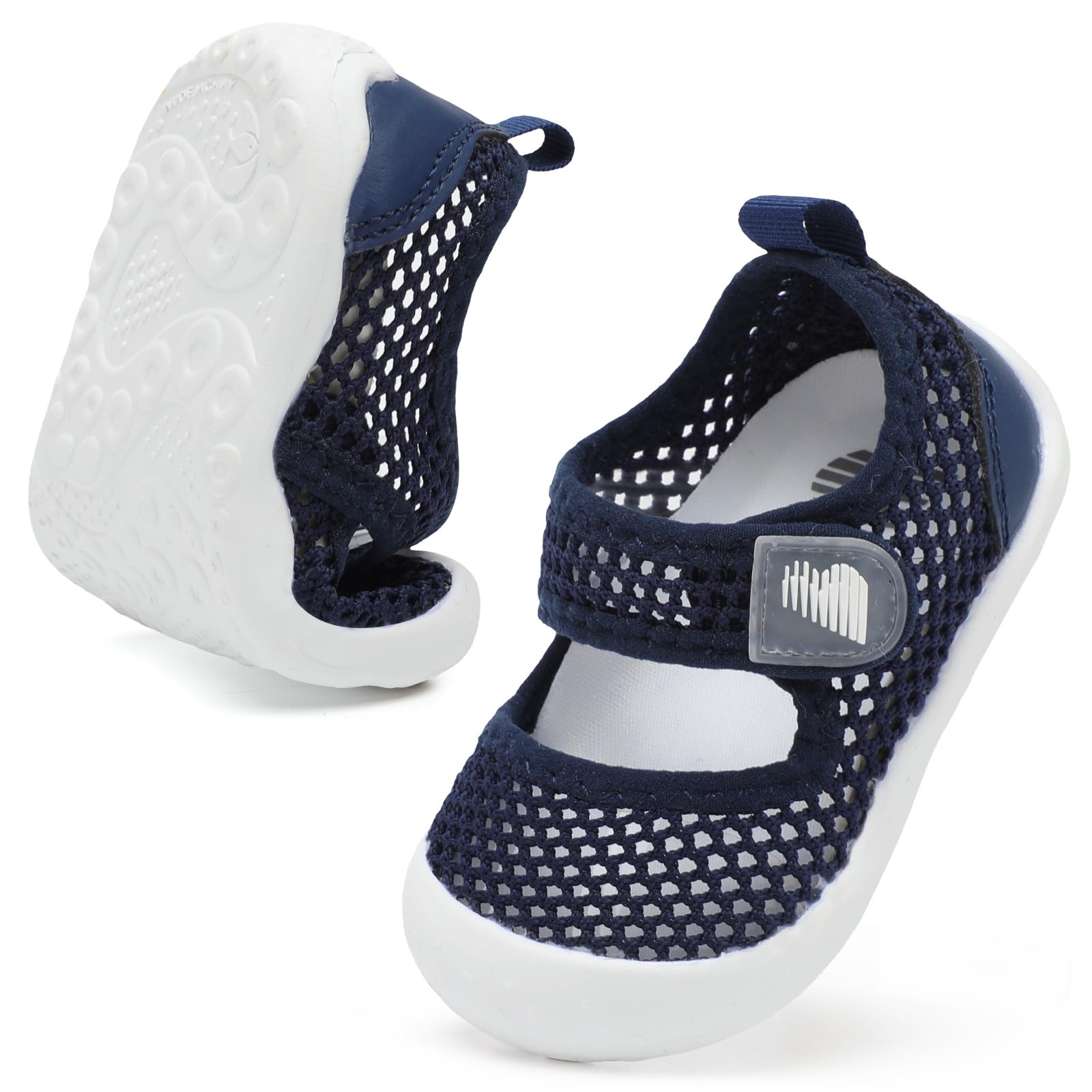 BARERUN Toddler Water Shoes - Barefoot Quick-Dry Aqua Socks for Boys & Girls with Arch Support | Non-Slip Beach Swim Pool Shoes for Kids | Perfect for Beach, Pool, Water Parks & Summer Activities
