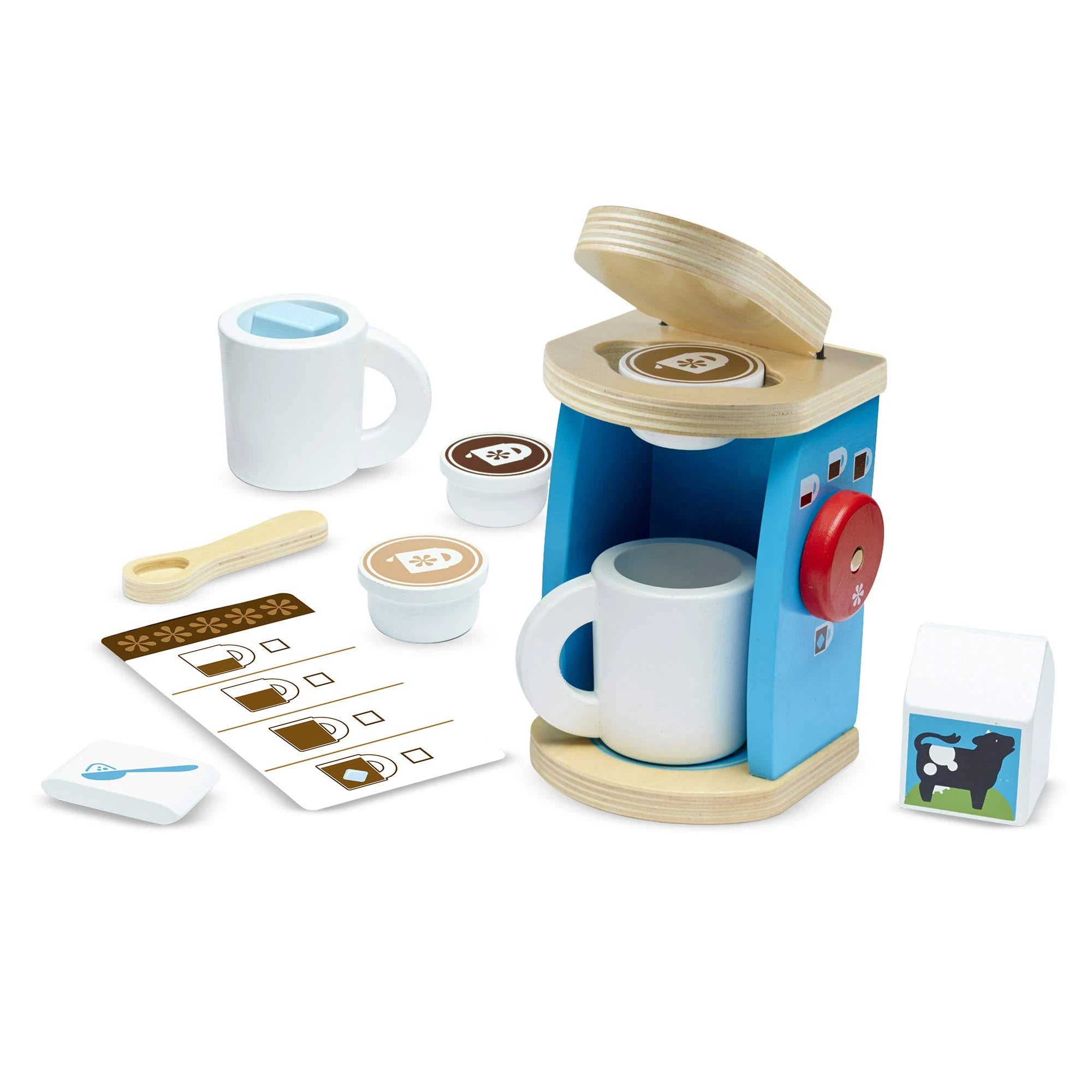 Melissa & Doug Brew & Serve Coffee Set - Pretend Play Toy for Kids - Perfect for Imaginative Play, Tea Parties & Role-Playing Games
