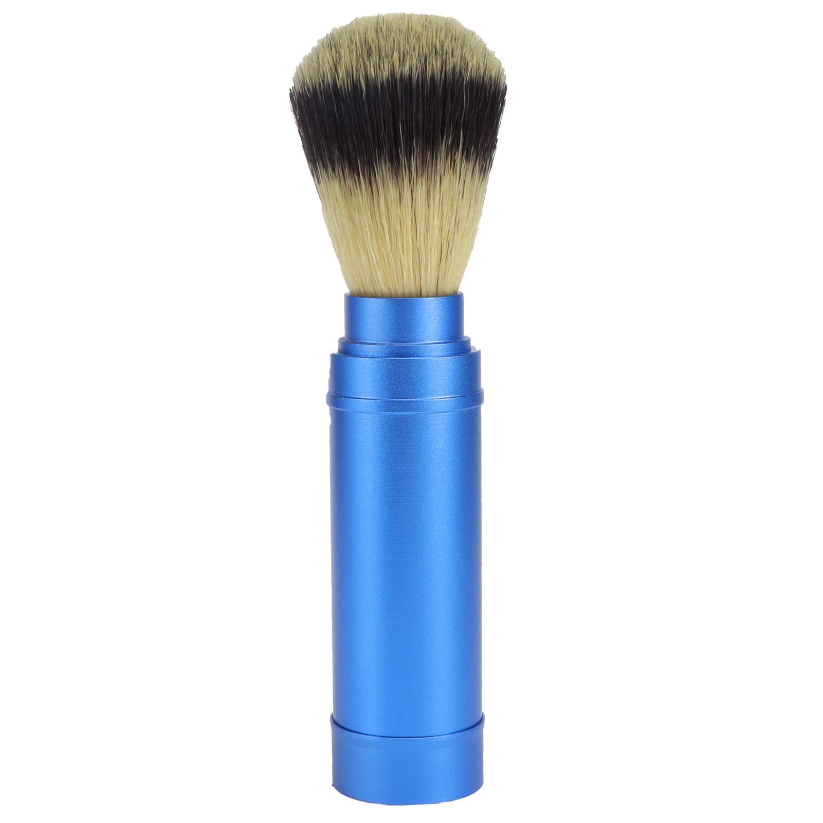 01 Premium Travel Shaving Brush for Men - Portable Beard & Facial Foaming Brush - Gentleman's Wet Shave Grooming Tool - Perfect for Business Trips, Camping & Daily Shaving Routine