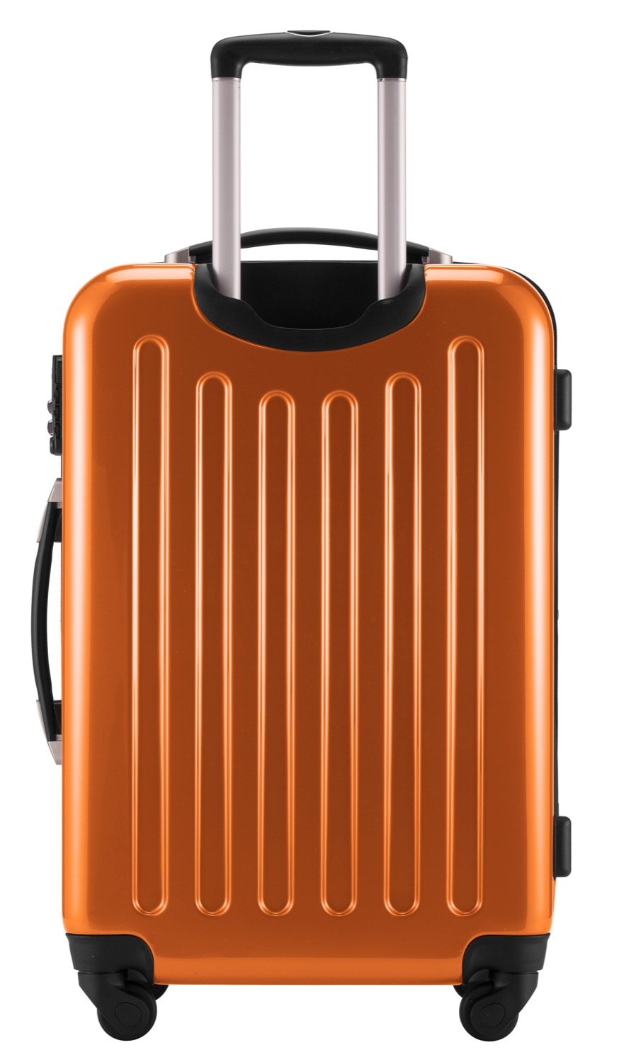 Premium Orange Cabin Luggage 75cm - Lightweight Carry-On Suitcase for Air Travel, Business Trips & Weekend Getaways