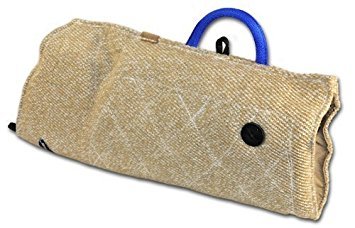 Dean and Tyler Advanced Puppy Sleeve with Bar, Jute - Adjustable Dog Training Sleeve for Bite Work & Protection Training - Fits Both Hands - Perfect for K9, Police & Security Dog Training
