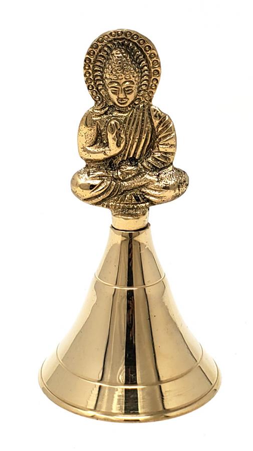 Handmade Brass Buddha Bell - Meditation & Yoga Accessory for Home Decor, Spiritual Gifts, and Mindfulness Practice