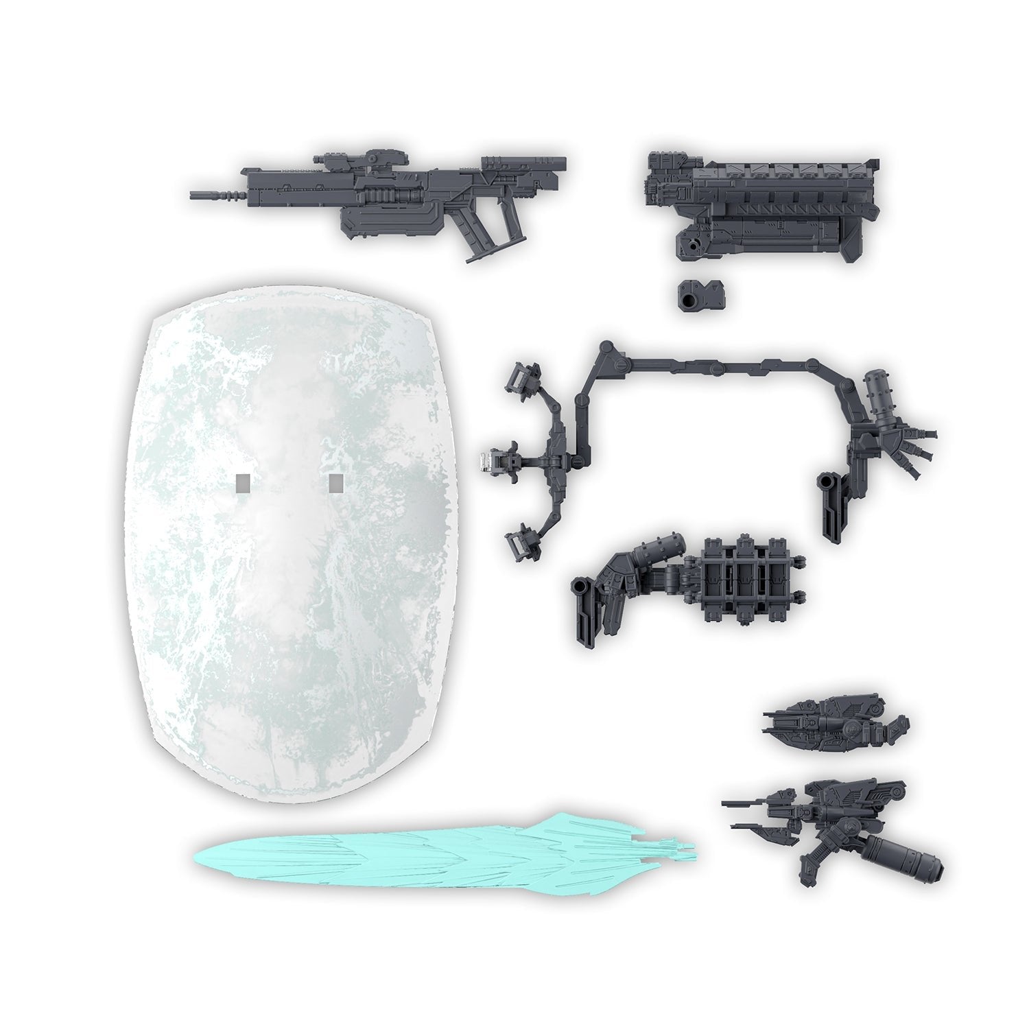 Bandai 30MM Option Weapon Part Set 05 - Armored Core VI Model Kit for Custom Mech Builders | Perfect for Action Figure Customization & Tabletop Gaming Scenes