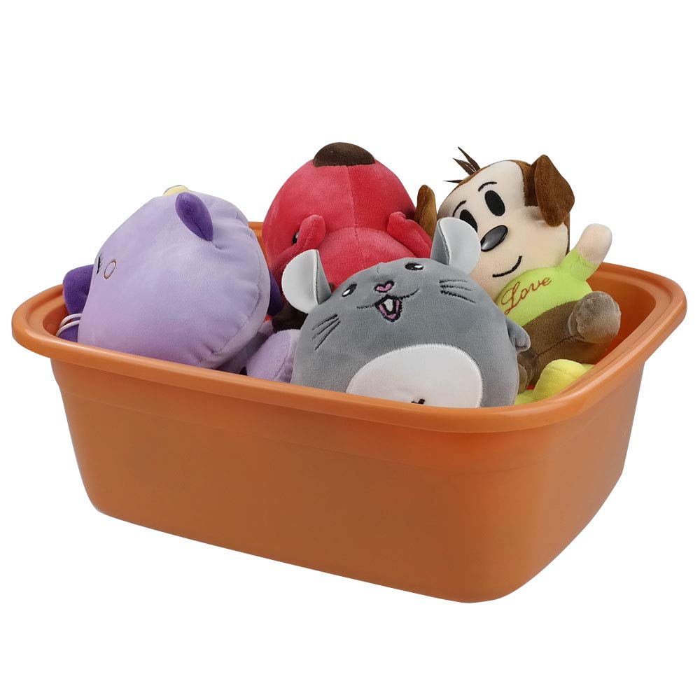 3-Pack 18 Quart Large Plastic Wash Basin Dish Pan - Multipurpose Utility Tub for Kitchen, Laundry, Camping & Pet Bathing (Heavy Duty Storage Container)