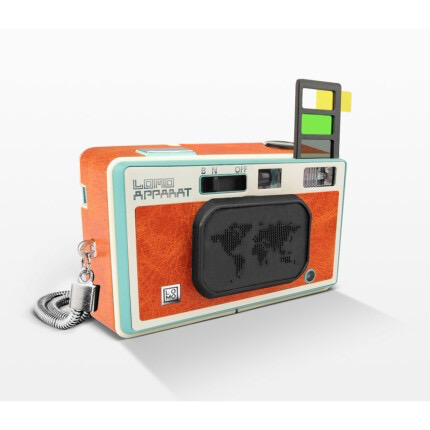 LomoApparat 35MM Film Camera with 21mm Wide Angle Lens - Neubau Edition | Vintage Style Photography for Travel, Street & Creative Shots