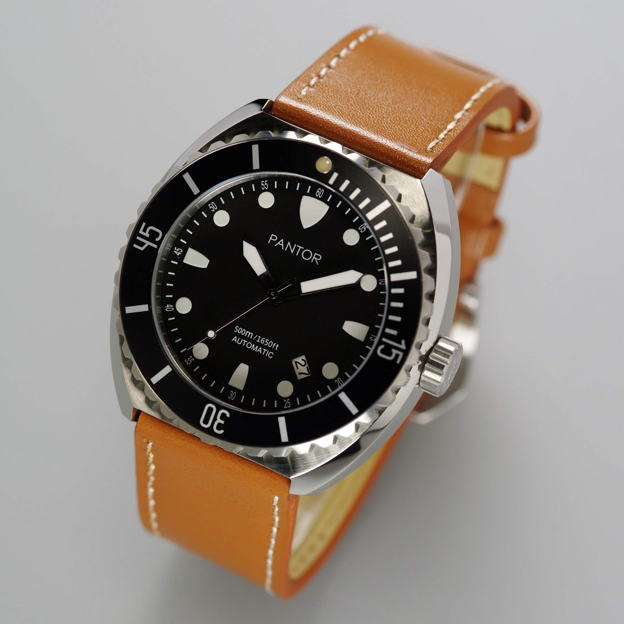 **Waterproof 1650ft Automatic Dive Watch for Men - Professional Sea Turtle Design - Perfect for Scuba Diving, Snorkeling & Outdoor Adventures**