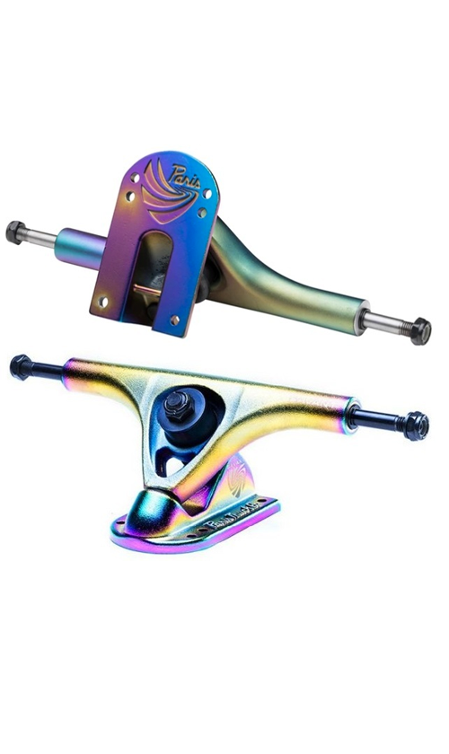 Paris V3 Electro Lux Longboard Trucks 180mm x 43mm - Premium Aluminum Alloy Skateboard Trucks for Smooth Cruising & Downhill Riding