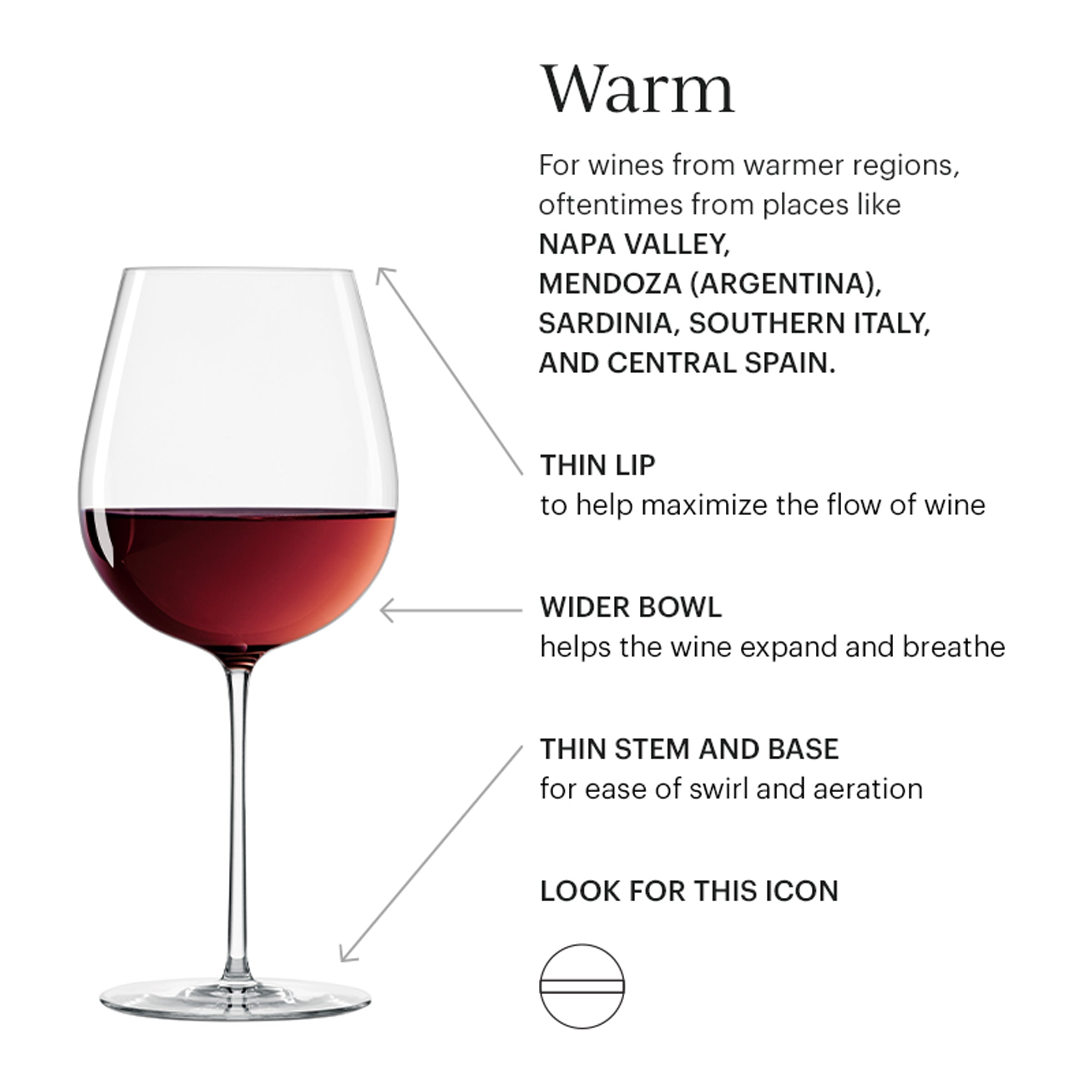 Premium Tuscany Signature Series Wine Glasses Set of 4 - Elegant Stemware for Red & White Wines - Perfect for Dinner Parties, Wine Tasting & Romantic Evenings